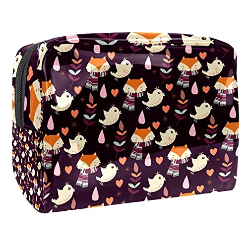 Trousse de maquillage compacte 18.5cm : fini le désordre dans votre sac à main
