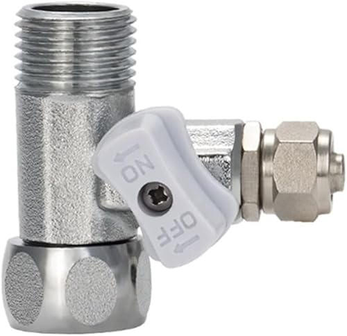 Miniatura 4 de Urjumpea Válvula de bola de tres vías de entrada de agua de Slipknot unida de 3 puntos Pe purificador de agua Máquina de agua pura Válvula de bola