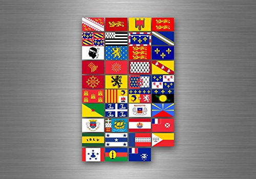Akachafactory Planche Autocollant Sticker Etiquette Drapeaux France