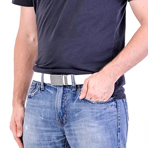 Image of Mission Belt Men's Leather Ratchet Belt, 40mm Metal Collection