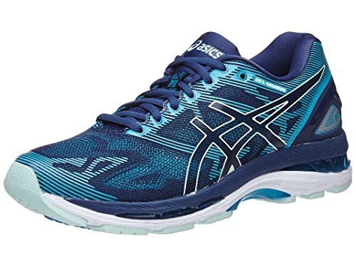 ASICS Women's Womens Gel-Nimbus 19 Athletic Shoe, Insignia Blue/Glacier Sea/Crystal Blue, 9 Medium US