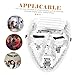 GALPADA Silver Disco Masquerade Ball Mask with Shiny Mirror Surface for Men and Women Fashionable PVC Party Prop for Halloween Carnival Costume Cosplay Nightclub and Photography Use