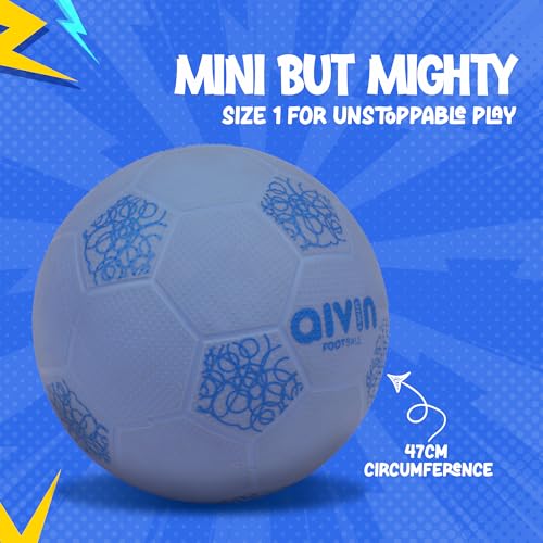 Image of Aivin Home-Play Football for Kids Indoor Training Ball No-Stitch - Sky