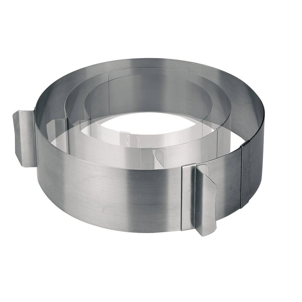 Lacor - 68200 - Aro repostería Extensible 16-​30 cm Inox