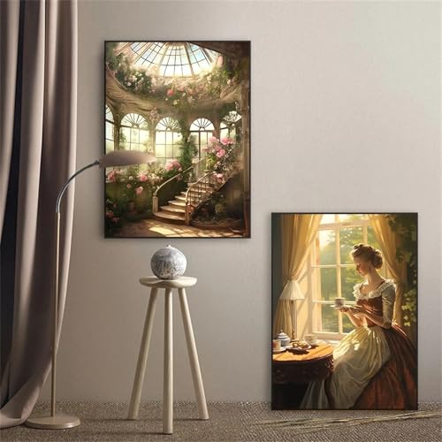Affiches esthétiques de la Renaissance : poésie baroque et toile vintage 70x90