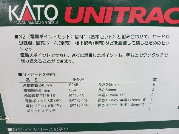 Amazon | KATO 20-821 N2 ユニトラックセットシリーズ (電動ポイント
