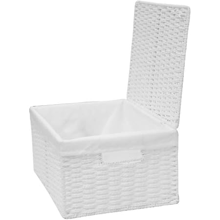 Stan, Panier De Rangement, Forme Rectangulaire, Blanc, Taille