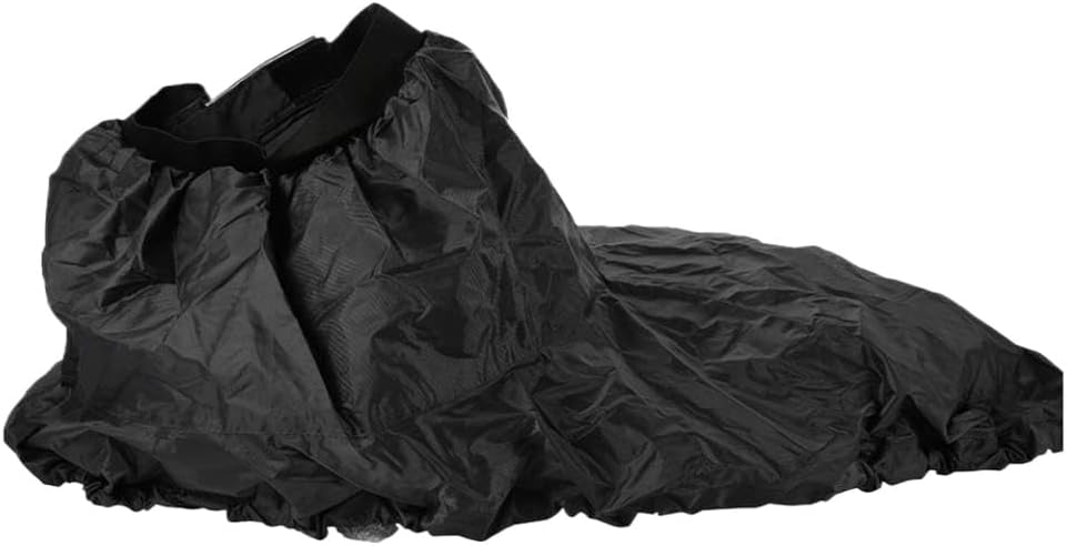 Nylon Kayak Spray Skirt Adjustable Waterproof Cover Water Sports Accessory Compatible with Kayak(Black)