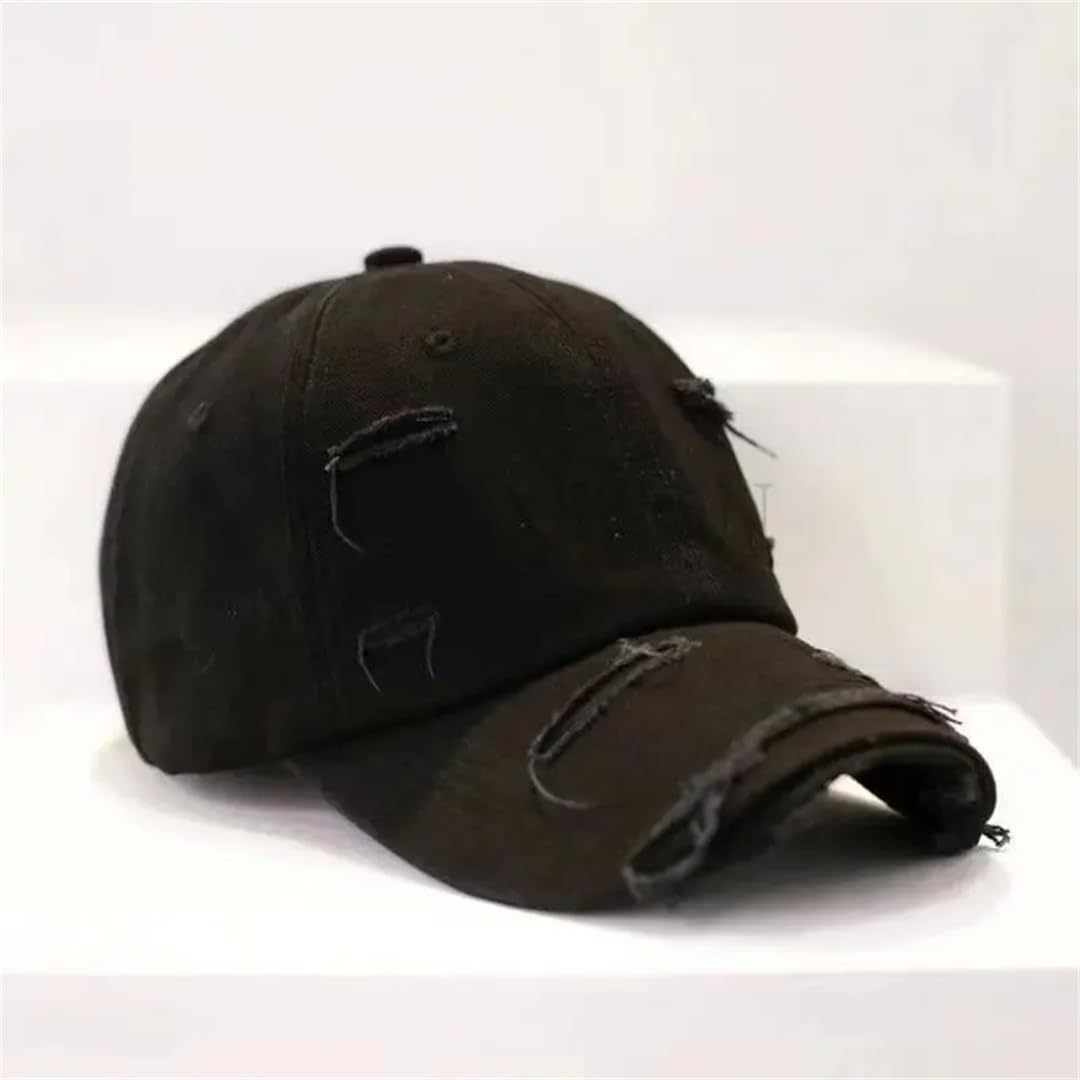 Cappello da baseball da donna, stile casual, retrò, regolabile, stile hip-hop, in denim, tinta unita