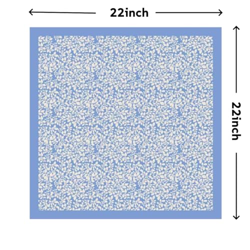 Image of Single Pack Bandanas 60s Premium Cotton Soft Thin Handfeel Large Handkerchief for Men and Women