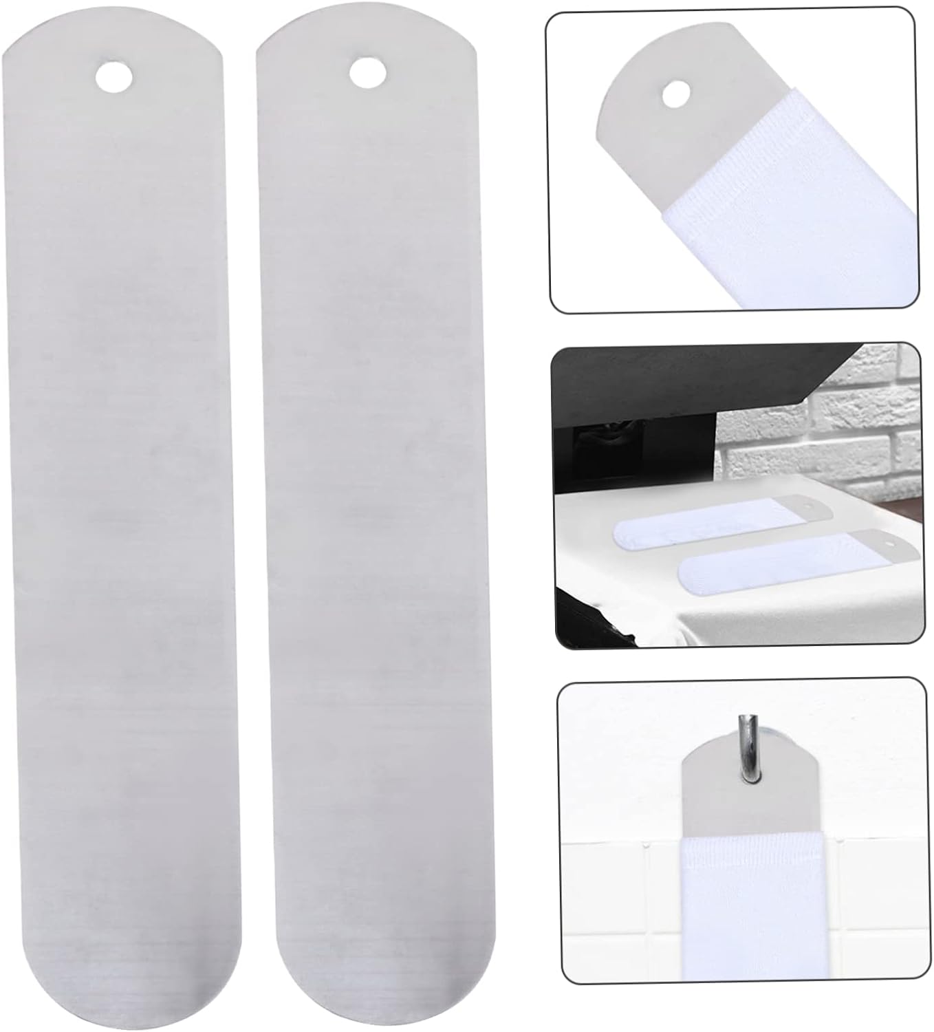 2pcs Aluminum Heat Press Sock Jigs for Sublimation DIY Transfer Metal Sock Boards for Straightening and Printing