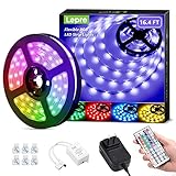 Lepro S1 AI LED Strip Lights for Bedroom - 10ft Smart Light Strips with IC and Rainbow Chasing Effects, Color Segment DIY, AI Generated Lighting LLM, AI Music Sync, Wi-Fi & Bluetooth RGB Lights