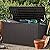 YITAHOME 100 Gallon Resin Deck Box, Weather Resistant Outdoor Storage Box, Lockable Indoor Outdoor Storage for Supplies and Essentials, Dark Brown