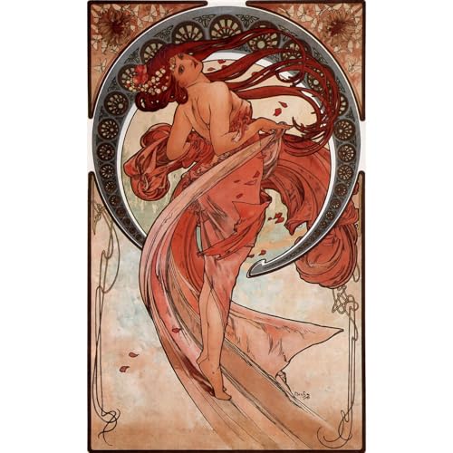 Affiche roulée Dance Alphonse Mucha grand format poster XXL