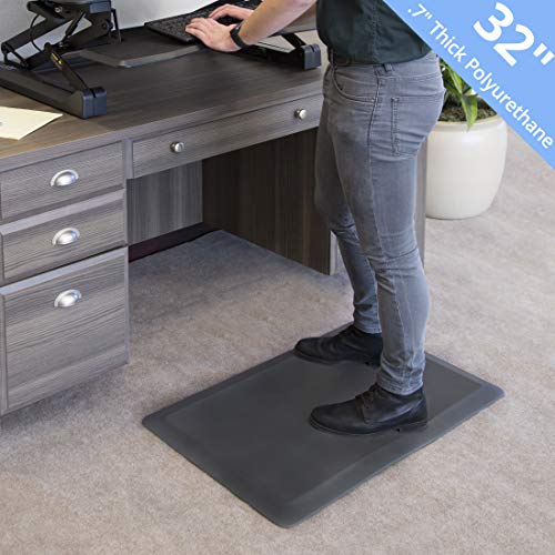 Seville Classics MSC55930 AIRLIFT 32" Standing Desk Ergonomic Comfort Mat Commercial Office Home