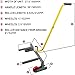 Yeeoy Heavy Duty Adjustable Tire Wheel Dolly, 440 LBS Load Capacity Tire Lifting Tool Cart, Tire Moving Dolly with Adjustable Roller for Workshop Garage Changing Tires