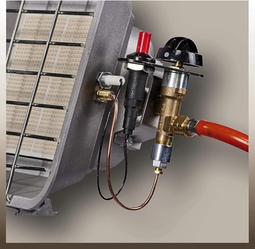 Einhell Gasheizstrahler GS 4400 P (Heizleistung 2900- 4400 W, inkl. Gasdruckregler 50 mbar, Gasschlauch, Regler, für alle handelsüblichen Gasflaschen)-7