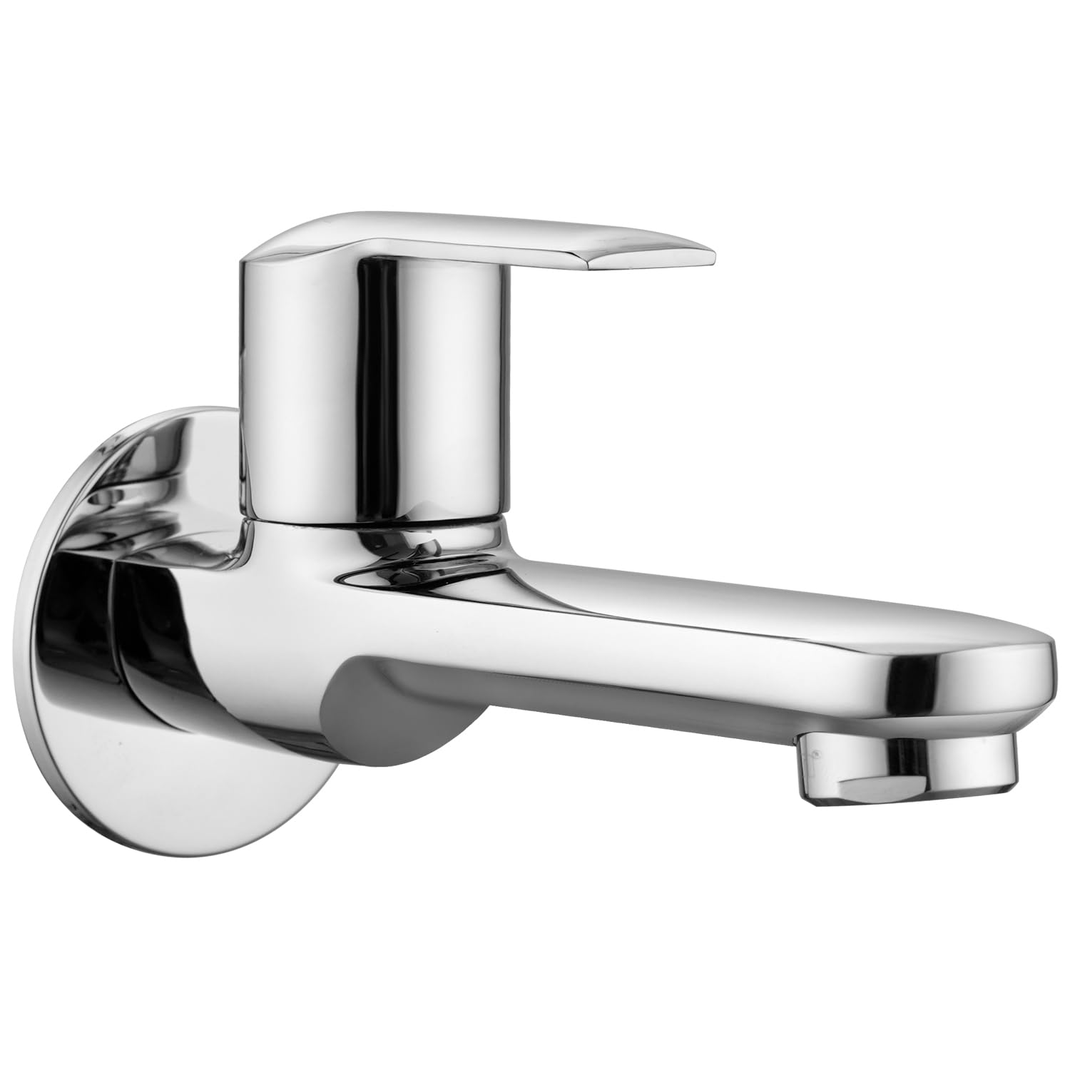 ALTON XNO5010 Brass Bib Cock Long Nose with Wall Flange | Bathroom Tap | Taps | Silver-image-41