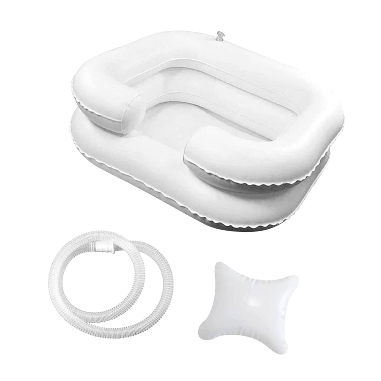 SAZ DEKOR Inflatable Shampoo Basin in Bed for Bedridden Hair Wash Tub Hair Washing Aid-image-21