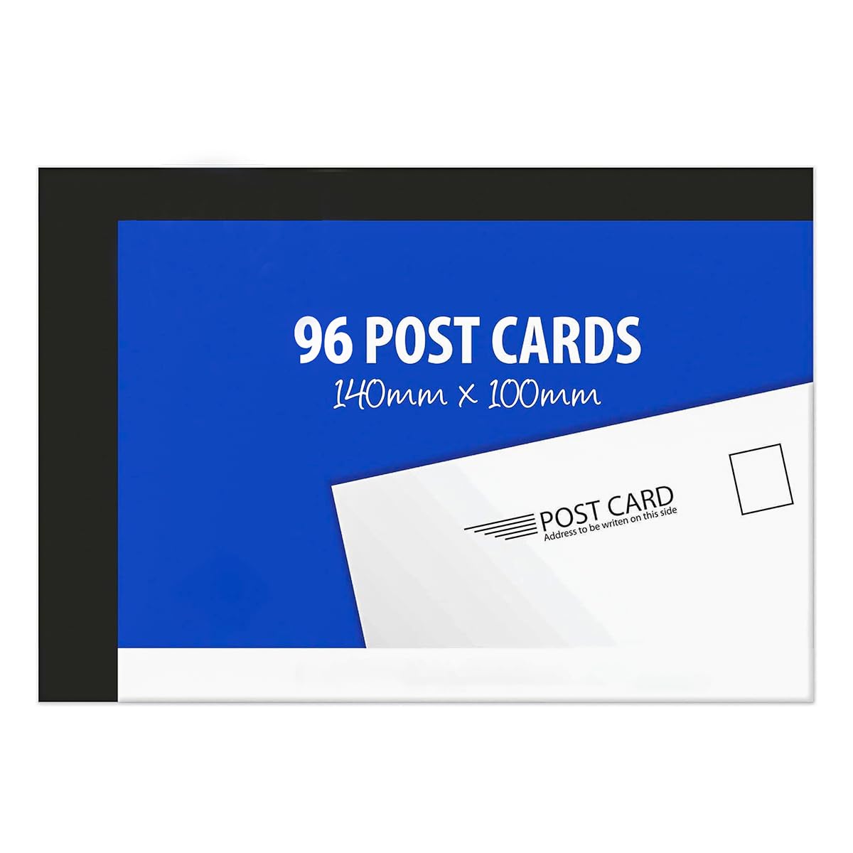 96 Blank White Postcards 140 x 100mm (A6 Size) โ Bulk Pack Thick Card for Writing, Thank You Cards, Invitations, Business Mailing, Stationery, Craft & DIY Use