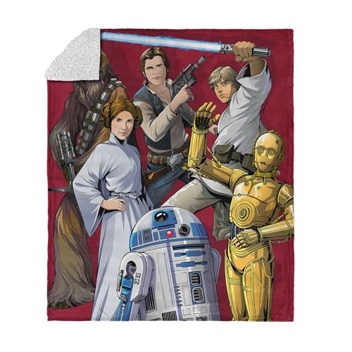 Star Wars Empire Strikes Back Rebel Forces Silk Touch Sherpa
