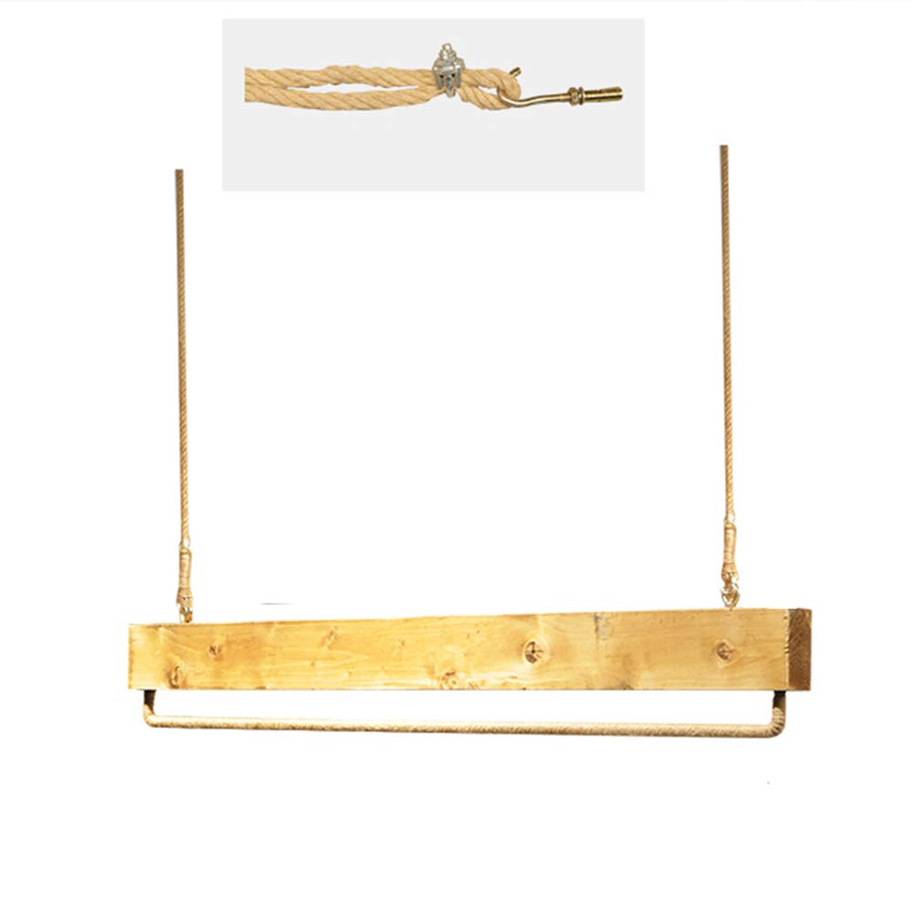 JKJZSALJ Wall-Mounted Floating Shelves, Hanging Clothing Racks, Adjustable Retail Store Clothing Display Racks, Ceiling-Mounted Clothing Racks For Cloakrooms,B,100Cm