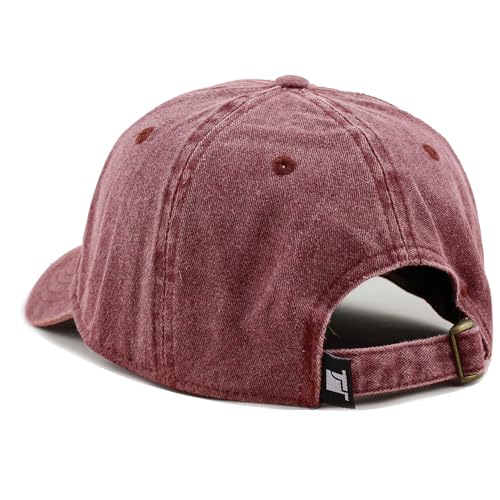 Image of The Hat Depot 100% Cotton Pigment Dyed Low Profile Dad Hat Six Panel Cap