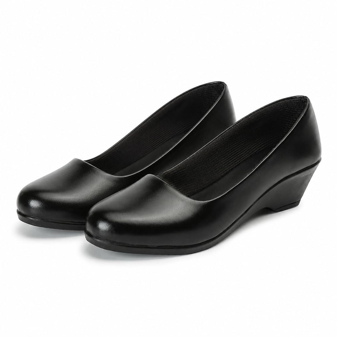 Women's Black Office/Formal Shoes/Sandals/Bellies– Sleek & Comfortable (Black-2, UK Footwear Size System, Adult, Women, Numeric, Medium, 4)-image-14