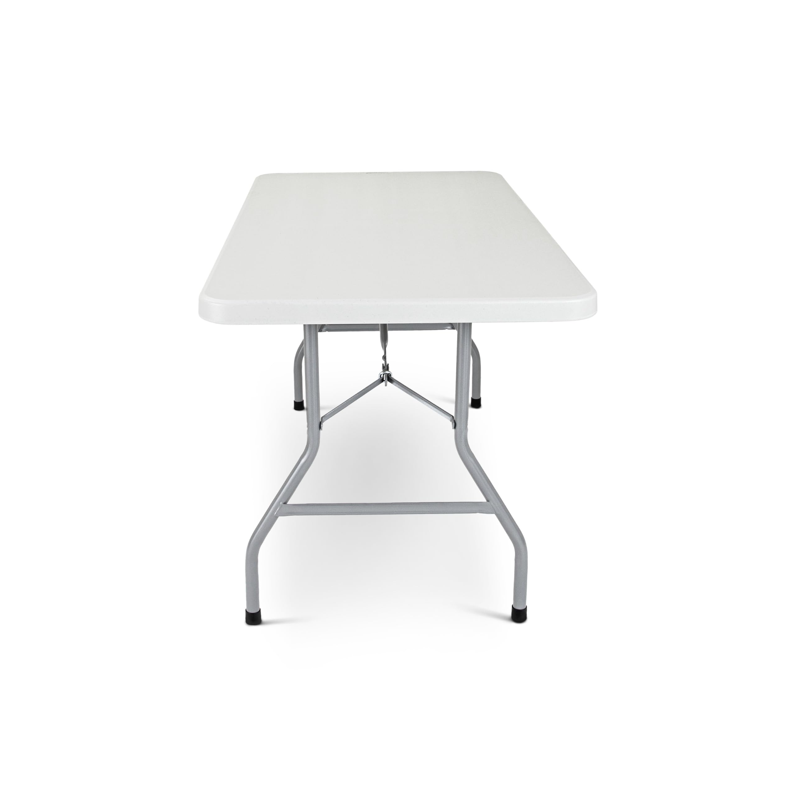 OEF Furnishings Mesa Plegable Resistente de 5 pies, Acero aleado Plástico, Gris Claro, 30" x 60"