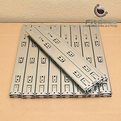 FitSlide 18" Full Extension Ball Bearing Slide 10 set value package