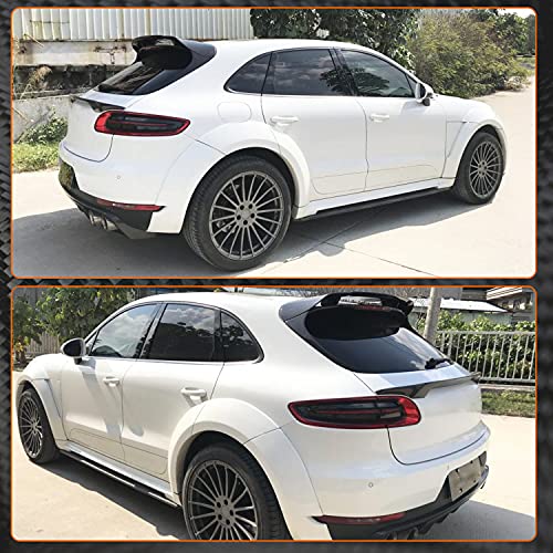 Mcarcar Kit Carbon Fiber Roof Spoiler Fits For Porsche Macan Base/Turbo/Gts/S Sport Utility 4Door 2014-2020 Auto Rear Window Top Wing Lip Factory Outlet #TOP1