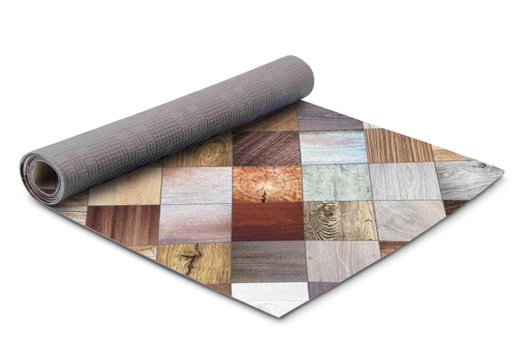 Tappeto Passatoia Cucina Baroni Home - PVC Antiscivolo - Tortora 120x60 Cm - Foto 3