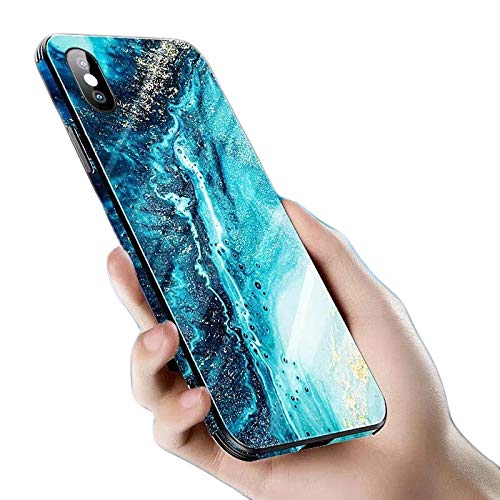 Cocomii Fancy Glass Marble Armor iPhone 6S Plus/6 Plus Funda Nuevo [Mármol...