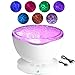 Price comparison product image Ocean Lamp, Koiiko Multicolor Aurora Master Romantic Fantastic Star Relax Night Projector Light with Soothing Relaxing Music Mini Speaker, Automatic Sleep and Auto Shut Down After 1 Hour
