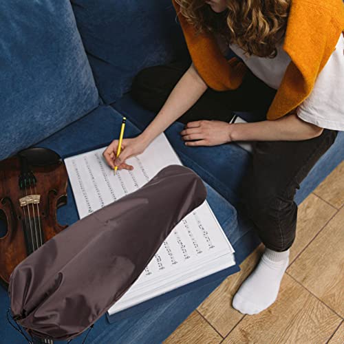 Exceart Violin Cover Silk Violin Dust Cover Violin Blanket Violin Case Protector For Violin Case Bag Supply Coffee #TOP3