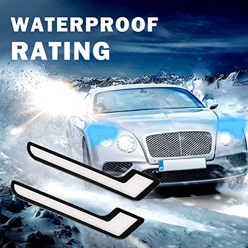 Luz LED Diurna Azul Hielo 12V Impermeable Universal miniatura 3