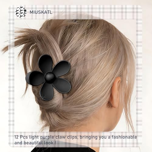 Set de 12 Pinzas de Garra para Cabello Multi-formas miniatura 6