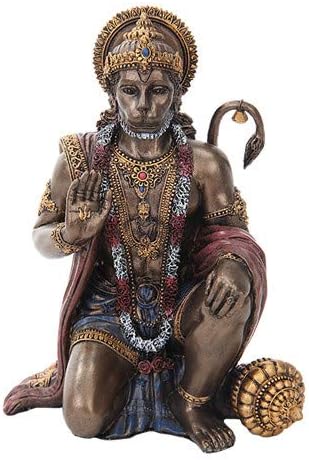 6 Inch Hanuman Mythological Indian Hindu God Resin Statue Figurine