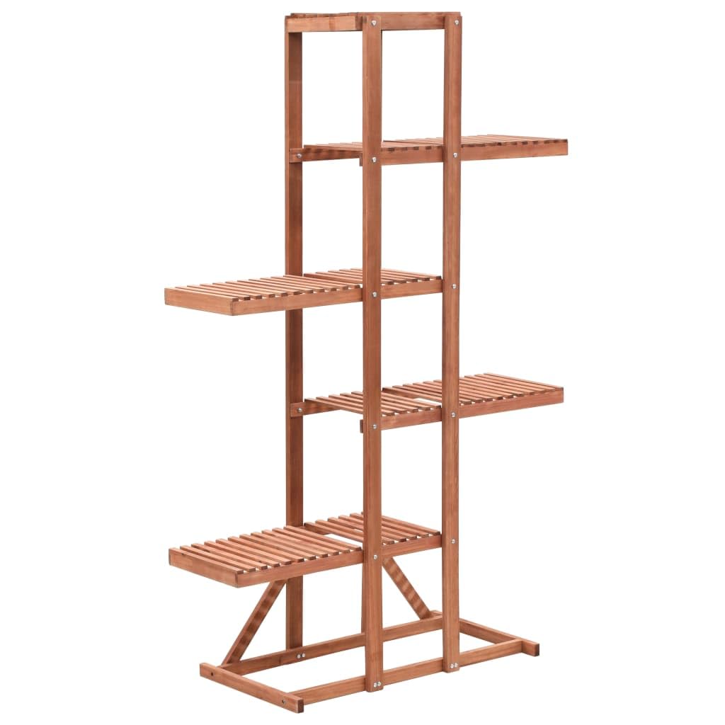 Supporto per piante in legno di cedro, 86 x 36 x 139 cm | Scaffale per fiori autoportante, in legno massiccio, facile da montare, per interni