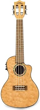 Lanikai, 4-String Ukulele, Sand,Blue,Chrome QMNACEC