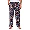 Hot Wheels Pajamas Men's Snowflakes and Cars Lounge Pajama Pants (Large)