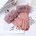XIBANY Sports Cycling Warm Gloves Women's Winter Plus Velvet Thicken Full Finger Touch Screen Driving Mittens