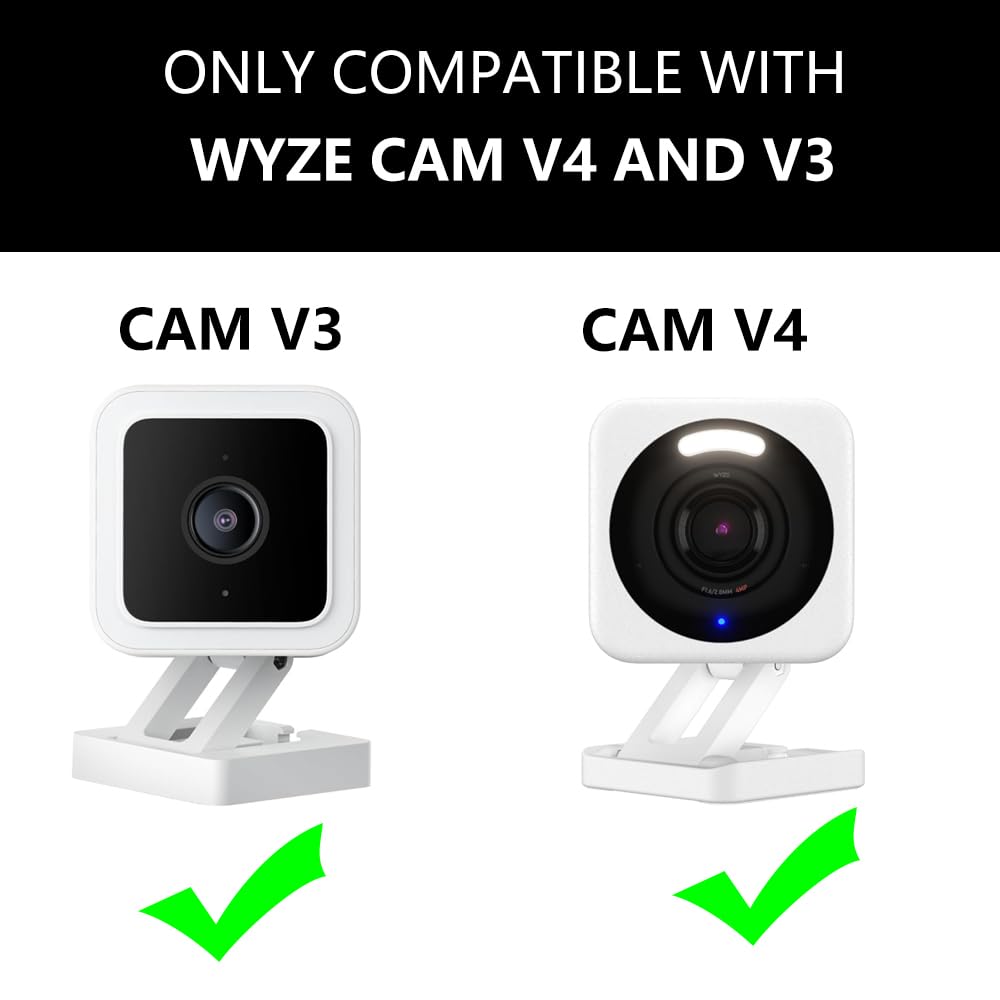 V4 Window Camera Snapklik.com : Teccle Angled Window Mount For Wyze Cam V4 OG, 20 ...