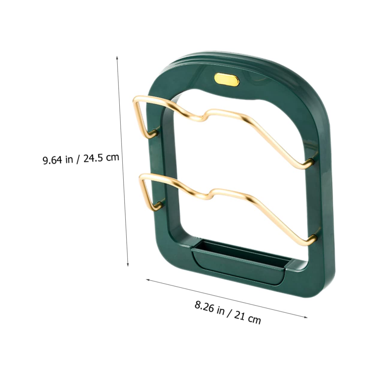 MAGICLULU 2 Stück Topfdeckelhalter für Schranktüren, 2-lagig, Edelstahl