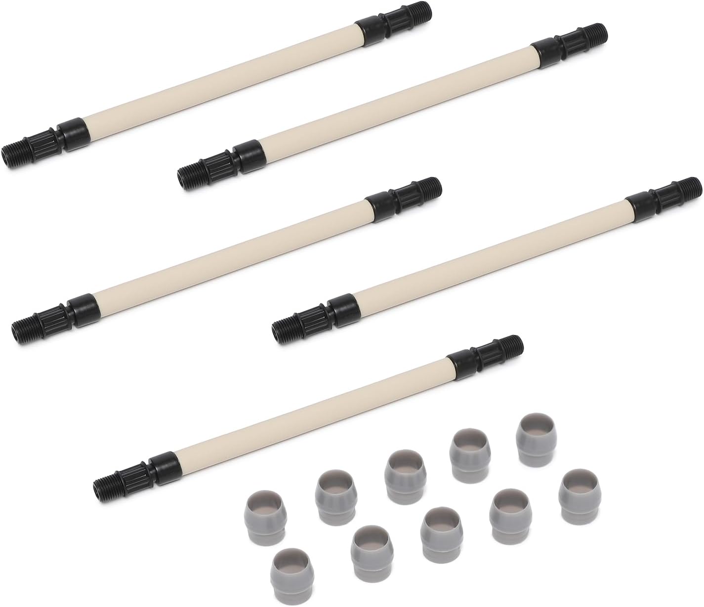 MCCP205#5 Peristaltic Pump Tube Assembly, Santoprene Replacement Tubing Compatible with Classic 45 85 100 170 S30 S34 S3V, Durable Rubber Tube for Dispensing Pump & Water Pump Accessories, 5 Pack