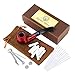 Tobacco Pipe with a Gift Accessories Set. Premium Handcrafted Red Wood Tobacco Smoking Pipe, Perfect Gentleman's Gift of a Vintage Wooden Smoking Pipes for Tobacco-Aurora by Smokey Ridge Tobacco Pipes