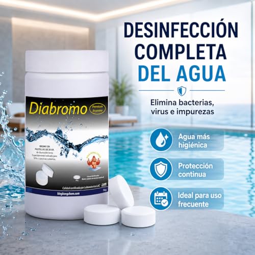 Miniatura 5 de Diabromo 1 Kg - Bromo Desinfectante Para Spa Y Piscinas Cubiertas
