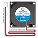 WINSINN 40mm Blower Fan 5V, 3D Printer Micro 5 Volt Fans Blower 4010 Hydraulic Bearing, with Air Guide Parts, 40mmx10mm 2PIN (Pack of 5Pcs)