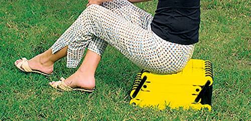 Uniko 6in1 Faltrampe, faltbares Kunststoff-Sandblech Gelb