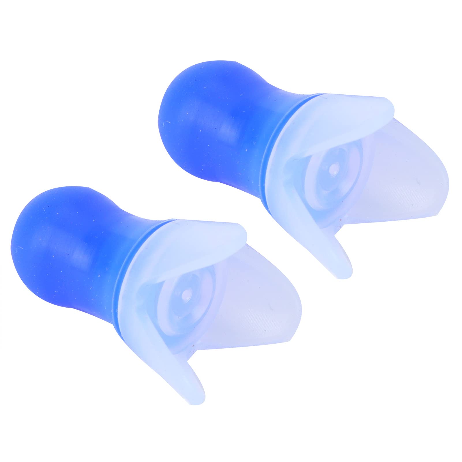 Ear Plug, Soft Silicone Earplugs,Sauna Earplug Earplug Swimming Earplugs Flying Noise Reduction Silicone Ear Plug with Black Sealing Bottle (Blue earplugs + Black Bottle)